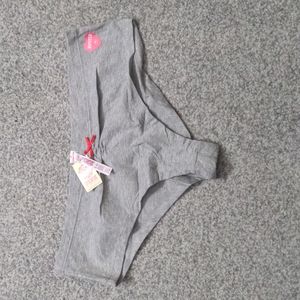 Grey extra low rise cheeky hipster